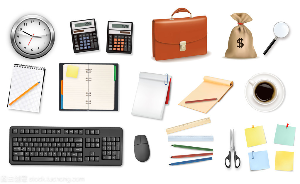 商業與辦公用品中的矢量辦公耗材 現代辦公效率的隱形基石